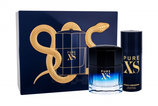 Tualetes ūdens Paco Rabanne Pure XS Eau de Toilette 100ml (Rinkinys) paveikslėlis 1 iš 1