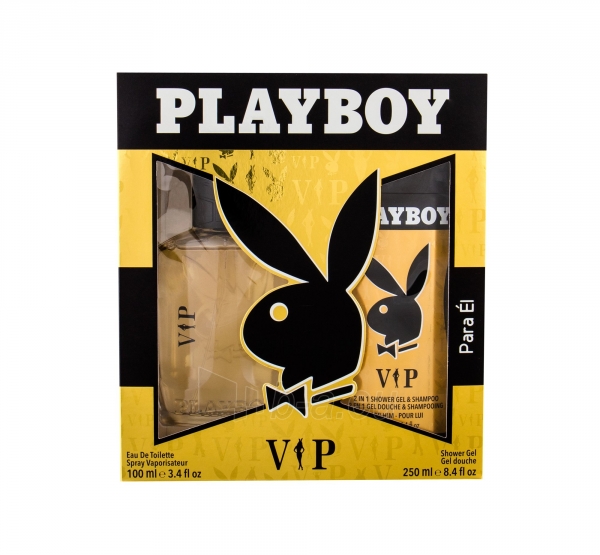 Tualetinis vanduo Playboy VIP For Him Eau de Toilette 100ml (Rinkinys) paveikslėlis 1 iš 1