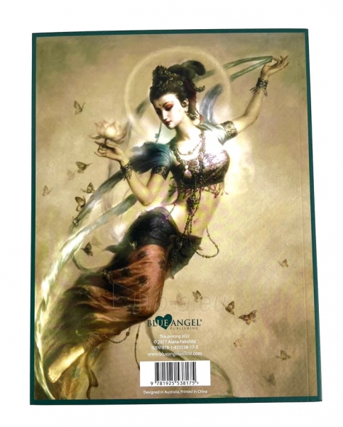 Užrašinė Kuan Yin Oracle journal Blue Angel paveikslėlis 4 iš 8