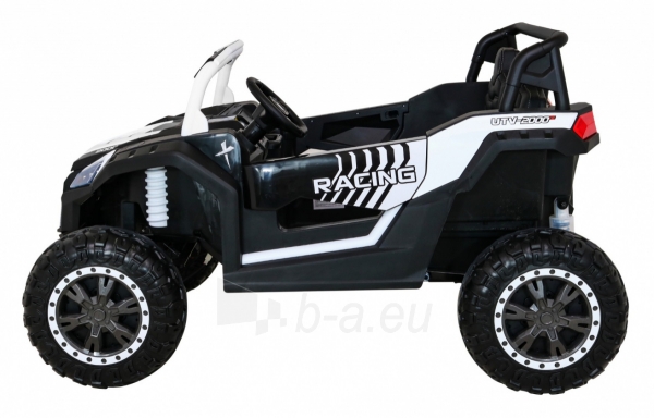 Vaikiškas dvivietis elektromobilis - Buggy ATV Racing, baltas paveikslėlis 16 iš 19