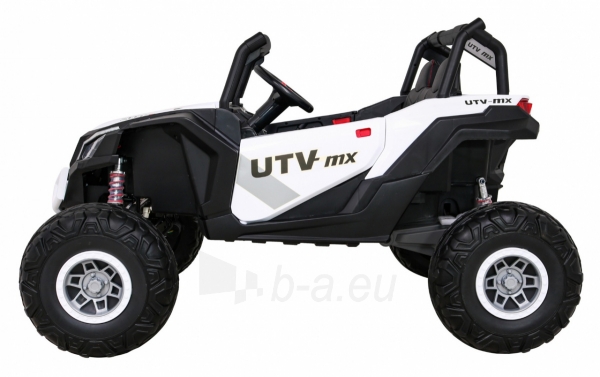 Vaikiškas dvivietis keturratis Buggy UTV-MX, baltas paveikslėlis 11 iš 14