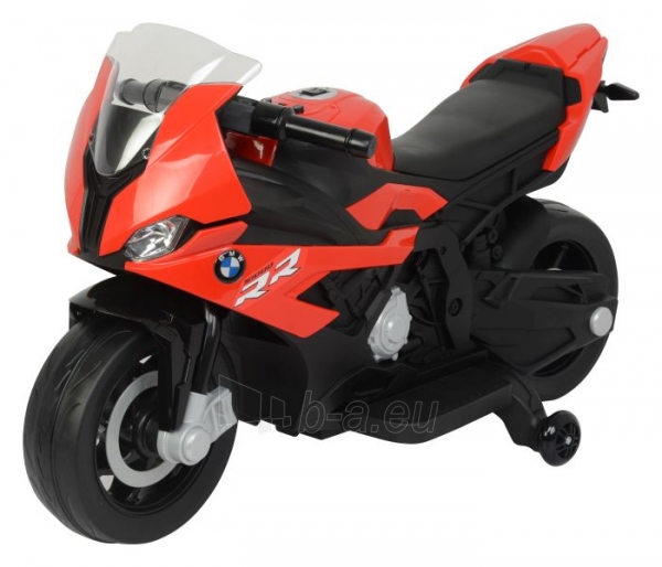 Vaikiškas elektrinis motociklas - BMW S1000RR, raudonas paveikslėlis 2 iš 5