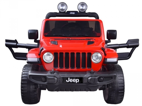 Vaikiškas elektromobilis JEEP Wrangler Rubicon, baltas paveikslėlis 12 iš 13