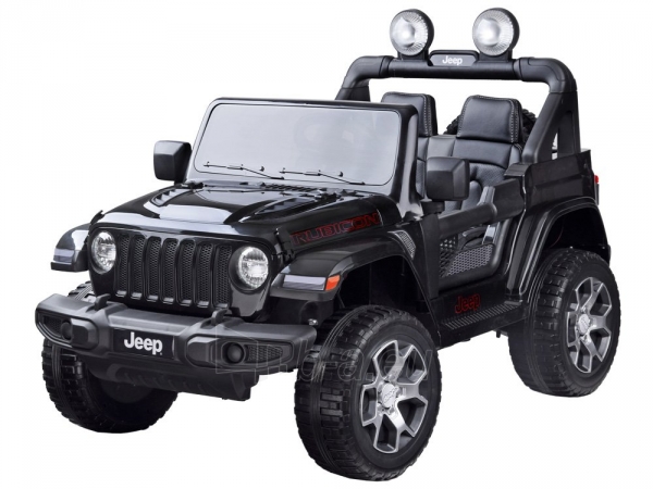 Vaikiškas elektromobilis JEEP Wrangler Rubicon, baltas paveikslėlis 9 iš 13