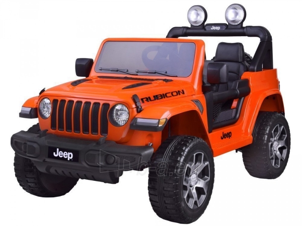 Vaikiškas elektromobilis JEEP Wrangler Rubicon, baltas paveikslėlis 7 iš 13