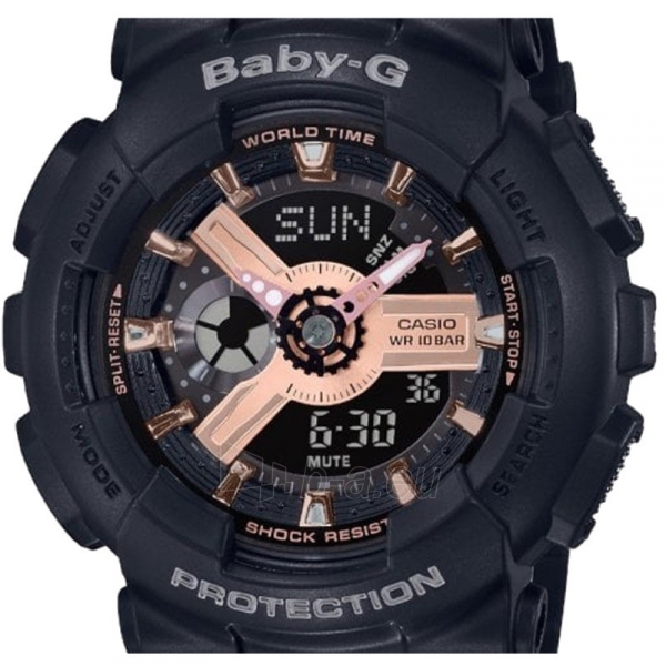 Детские часы Casio Baby-G BA-110RG-1AER paveikslėlis 6 iš 6