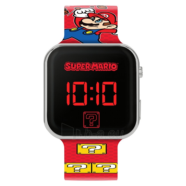 Bērnu pulkstenis Disney LED Watch Super Mario GSM4107 paveikslėlis 2 iš 4