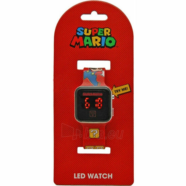 Bērnu pulkstenis Disney LED Watch Super Mario GSM4107 paveikslėlis 4 iš 4