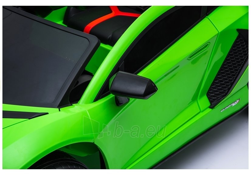 Vaikiškas vienvietis elektromobilis "Lamborghini Aventador", žalias paveikslėlis 6 iš 16