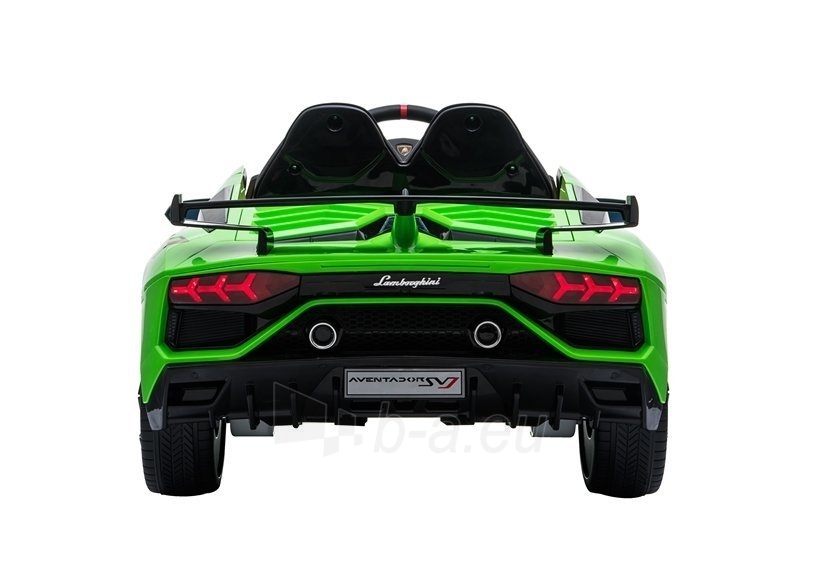 Vaikiškas vienvietis elektromobilis "Lamborghini Aventador", žalias paveikslėlis 4 iš 16