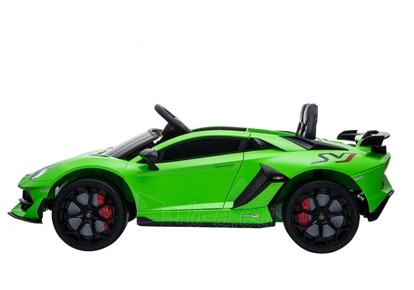 Vaikiškas vienvietis elektromobilis "Lamborghini Aventador", žalias paveikslėlis 3 iš 16