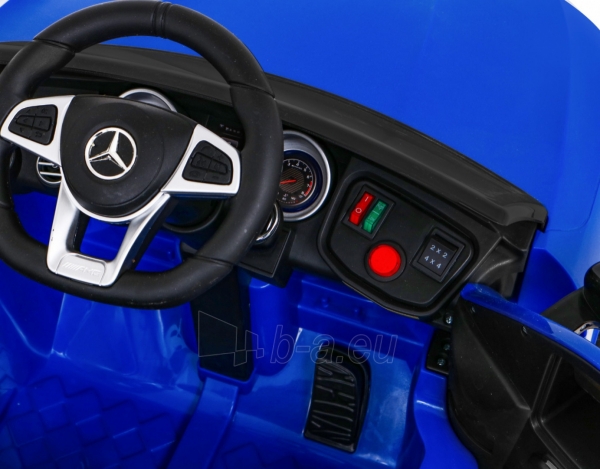 Vaikiškas vienvietis elektromobilis Mercedes Benz AMG SL65 S, mėlynas paveikslėlis 6 iš 14