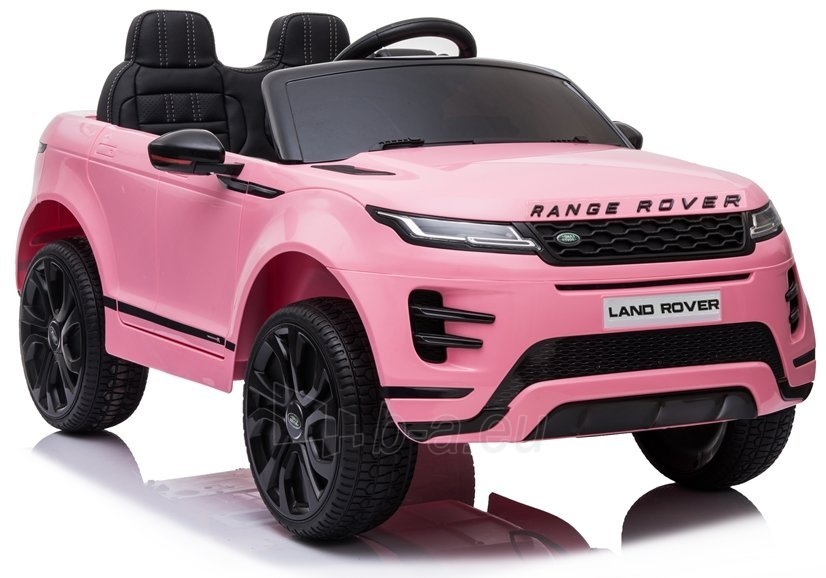 Vaikiškas vienvietis elektromobilis Range Rover Evoque, rožinis paveikslėlis 1 iš 11