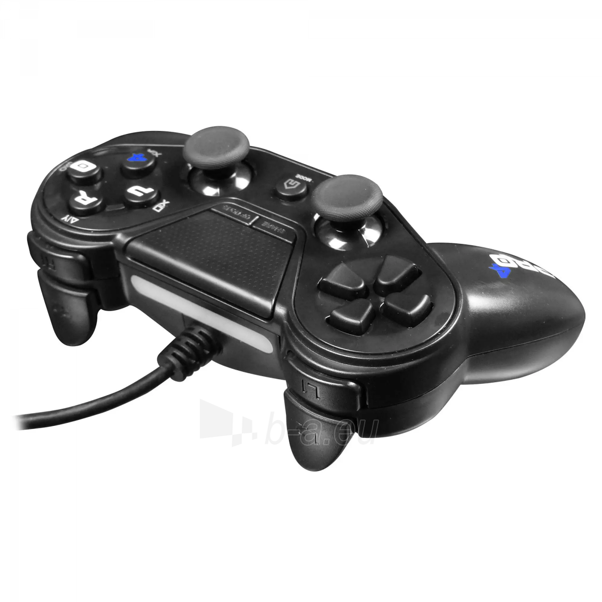 Vairalazdė Subsonic Pro 4 Wired Controller for PS4 Black paveikslėlis 4 iš 7