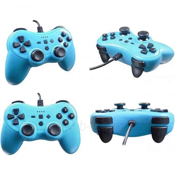 Vairalazdė Subsonic Wired Controller Colorz Neon Blue for Switch paveikslėlis 7 iš 10