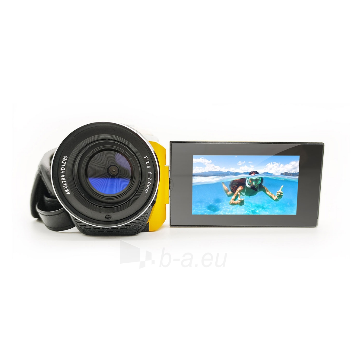 Video camera Easypix Aquapix WDV5630 Yellow 24013 paveikslėlis 5 iš 8