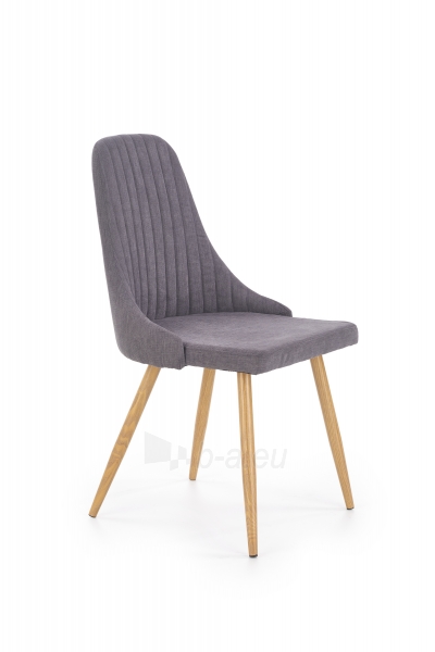 Dining chair K285 dark grey paveikslėlis 1 iš 8