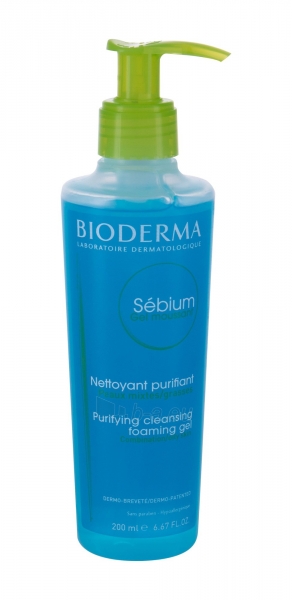 Valomasis gelis BIODERMA Sébium Gel Moussant 200ml With Pump paveikslėlis 1 iš 1