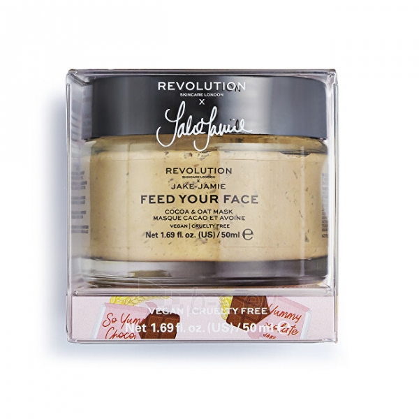 Veido kaukė Revolution Smoothing and (Cocoa & Oat Moisturising Face Mask) with Cocoa Butter Fragrance (Cocoa & Oat Moisturising Face Mask) 50 ml t paveikslėlis 2 iš 4