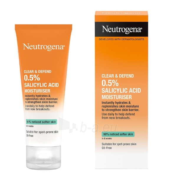 Veido kremas Neutrogena Hydrating Cream Visibly Clear Spot Proofing (Oil-Free Moisturiser) 50 ml paveikslėlis 2 iš 2
