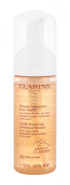 Veido valomosios putos Clarins Gentle Renewing Cleansing Mousse 150ml paveikslėlis 1 iš 1