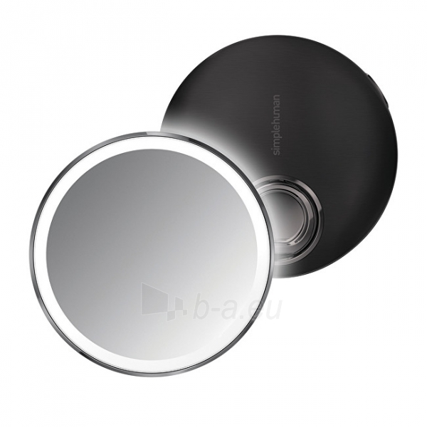 Veidrodis Simplehuman Pocket Rechargeable Cosmetic Mirror Sensor Compact with LED Lighting, 3x Magnification paveikslėlis 7 iš 10