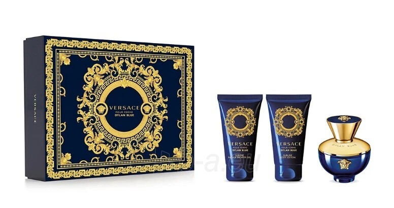 Versace Pour Femme Dylan Blue - EDP ​​50 ml + dušo želė 50 ml + kūno losjonas 50 ml (Rinkinys) paveikslėlis 1 iš 1