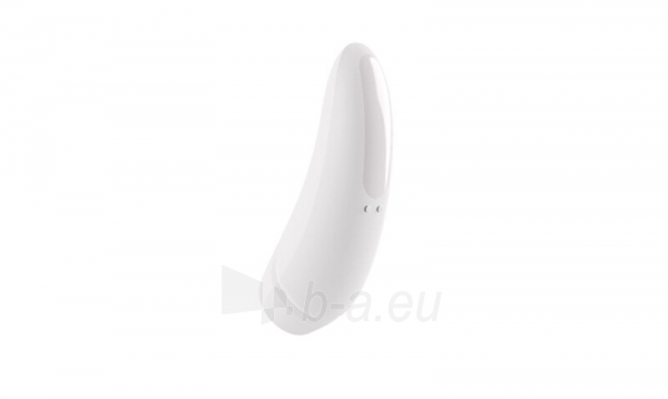 Vibratorius Satisfyer Curvy 1+ White clitoral stimulator vibrator paveikslėlis 2 iš 3