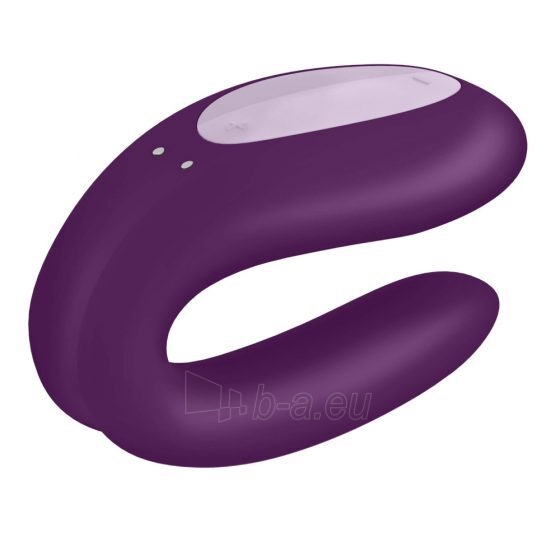 Vibratorius Satisfyer Pair vibrator Double Joy Violet paveikslėlis 1 iš 3