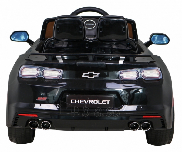 Vienvietis elektromobilis Chevrolet CAMARO 2SS, juodas paveikslėlis 9 iš 15
