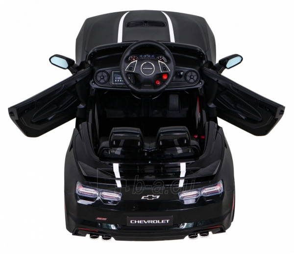 Vienvietis elektromobilis Chevrolet CAMARO 2SS, juodas paveikslėlis 7 iš 15