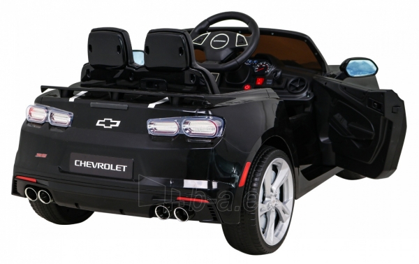 Vienvietis elektromobilis Chevrolet CAMARO 2SS, juodas paveikslėlis 6 iš 15