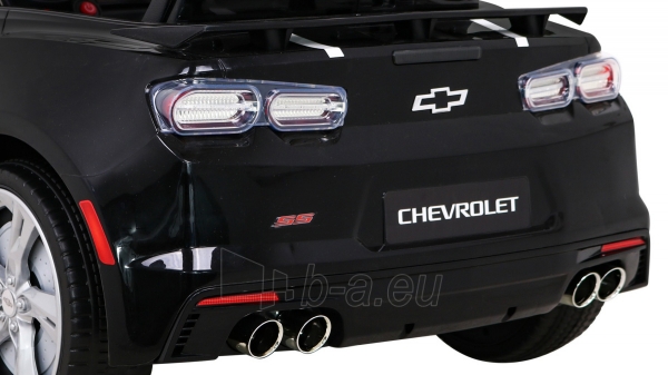 Vienvietis elektromobilis Chevrolet CAMARO 2SS, juodas paveikslėlis 2 iš 15