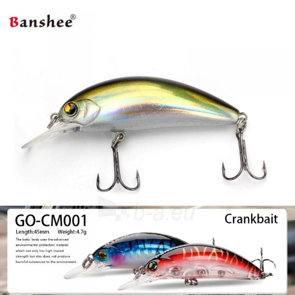 Vobleris Banshee Crankbait 45mm 4.7g GO-CM001 Copper, Plūdrus paveikslėlis 2 iš 2