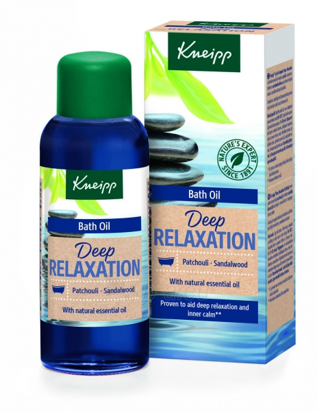 Vonios aliejus Kneipp Deep Relaxation 100ml Patchouli & Sandalwood paveikslėlis 1 iš 1