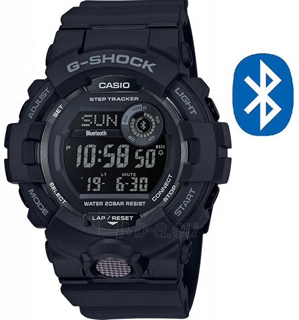 Vīriešu pulkstenis Casio G-Shock G-SQUAD Step Tracker GBD-800-1BER (626) paveikslėlis 1 iš 7