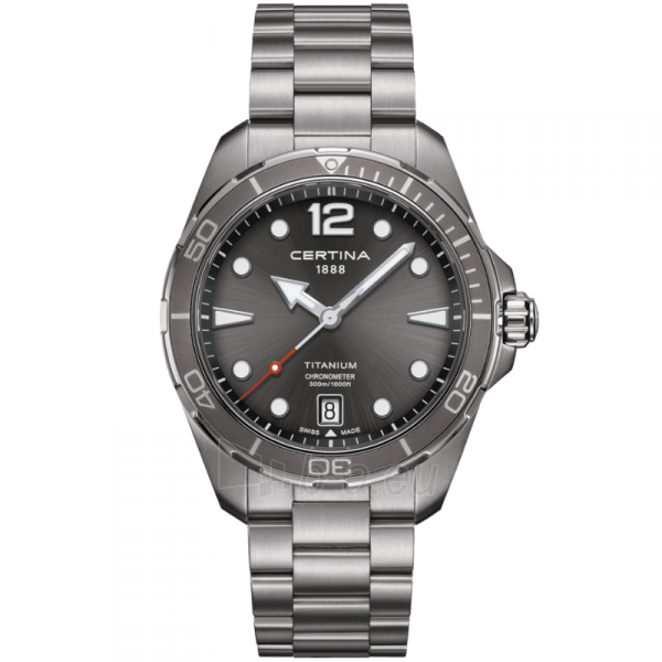 Vīriešu pulkstenis Certina DS Action Diver Titanium Quartz 43 C032.451.44.087.00 paveikslėlis 1 iš 2