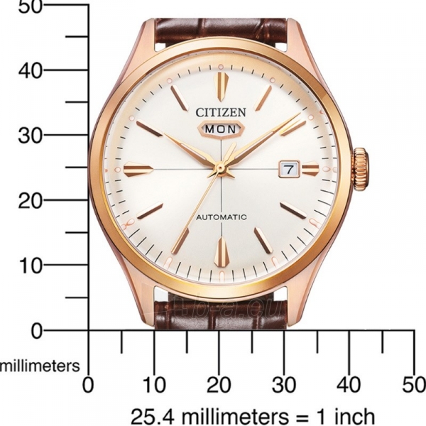 Vīriešu pulkstenis CITIZEN AUTOMATIC C7 NH8393-05AE paveikslėlis 5 iš 8