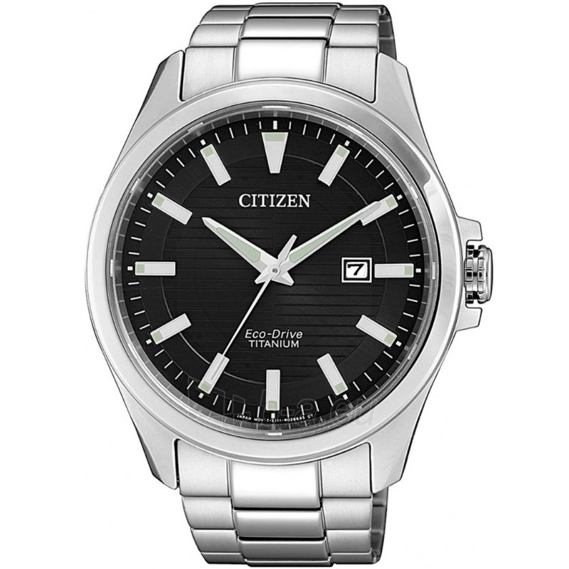 Vīriešu pulkstenis Citizen Eco-Drive Titanium BM7470-84E paveikslėlis 1 iš 7