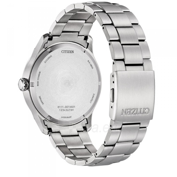 Male laikrodis Citizen Eco-Drive Titanium BM7570-80L paveikslėlis 4 iš 4