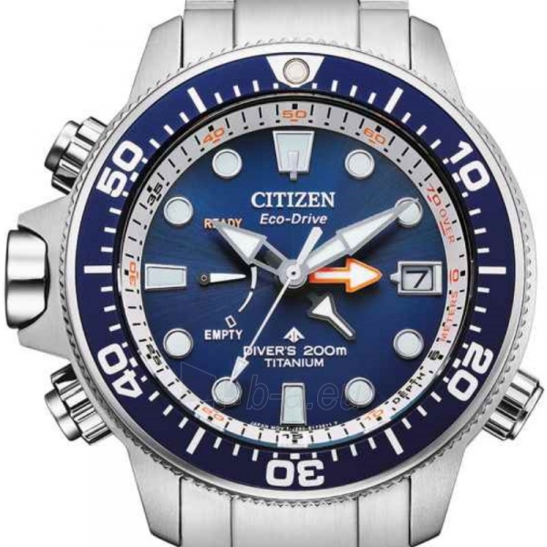 Male laikrodis Citizen Promaster Eco-Drive Marine Diver Titanium BN2041-81L paveikslėlis 2 iš 7