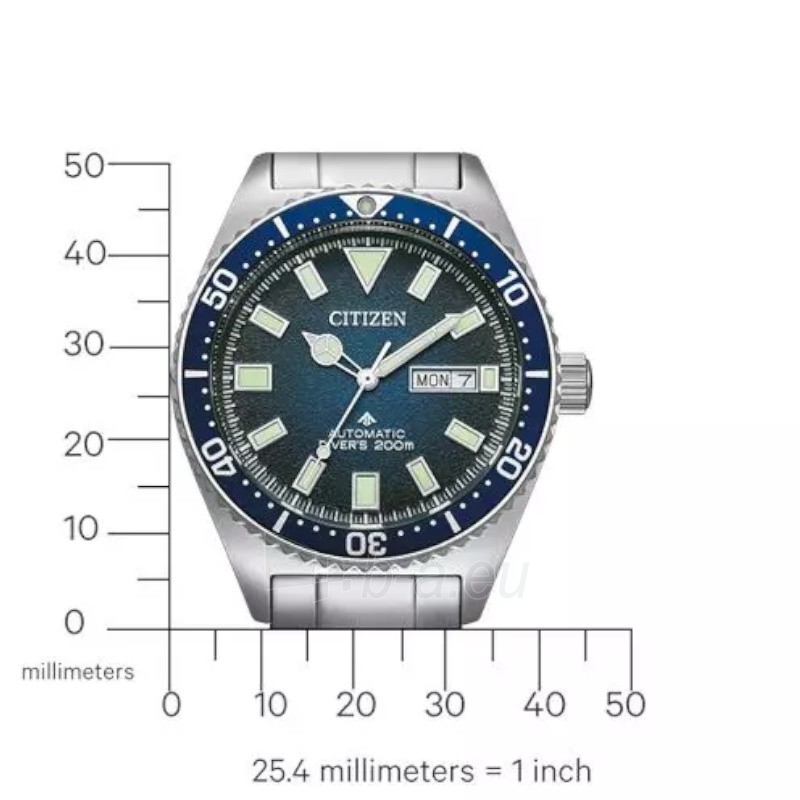 Vyriškas laikrodis Citizen Promaster Marine Automatic NY0129-58LE paveikslėlis 6 iš 7