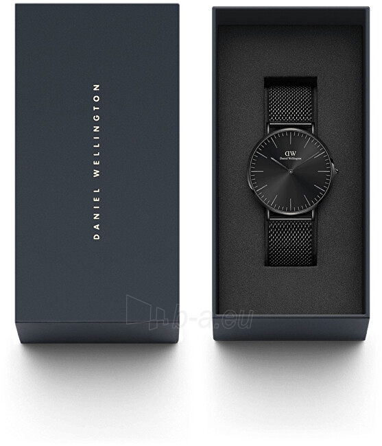 Vīriešu pulkstenis Daniel Wellington Classic Mesh Onyx Black DW00100632 paveikslėlis 5 iš 5