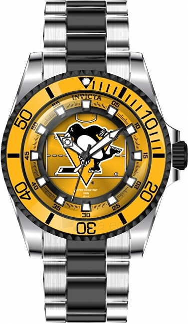 Vīriešu pulkstenis Invicta Invicta NHL Pittsburgh Penguins Quartz 42242 paveikslėlis 13 iš 22