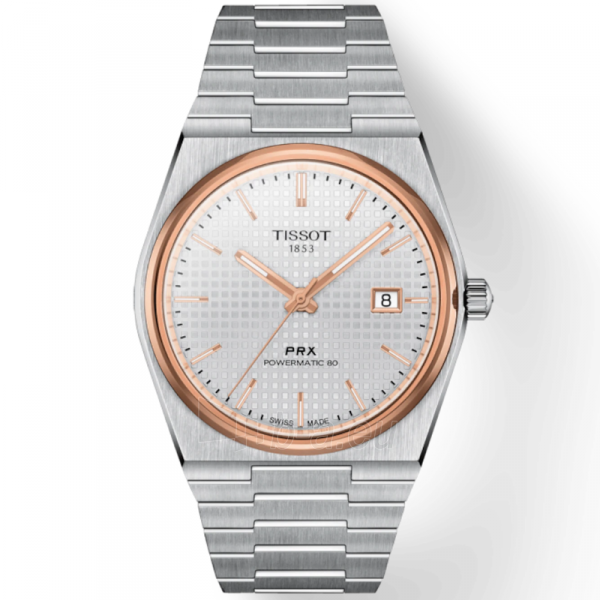 Vyriškas laikrodis Tissot PRX Powermatic 80 T137.407.21.031.00 paveikslėlis 1 iš 9