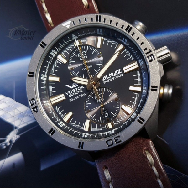 Male laikrodis Vostok Europe Almaz 6S11-320H521 paveikslėlis 6 iš 6