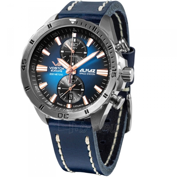 Male laikrodis Vostok Europe Almaz Chronograph 6S11-320A675LE paveikslėlis 1 iš 4