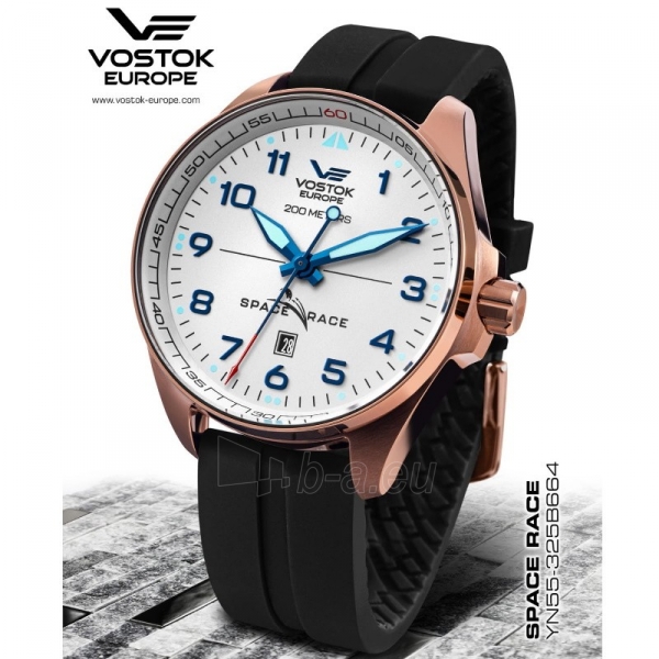 Vyriškas laikrodis Vostok Europe Space Race Chronogr YN55-325B664SL paveikslėlis 1 iš 3