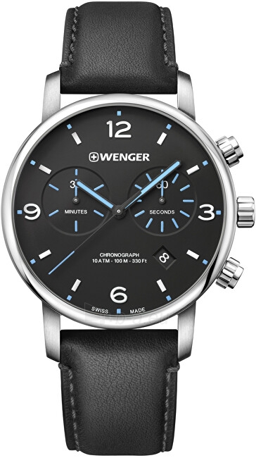 Male laikrodis Wenger Urban Metropolitan Chrono 01.1743.120 paveikslėlis 1 iš 1