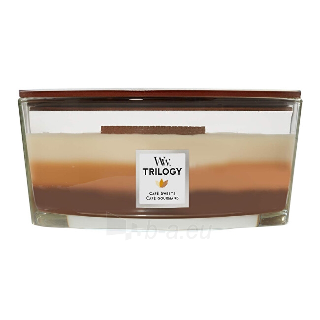 WoodWick Scented candle boat Trilogy Cafe Sweets 453 g paveikslėlis 1 iš 1